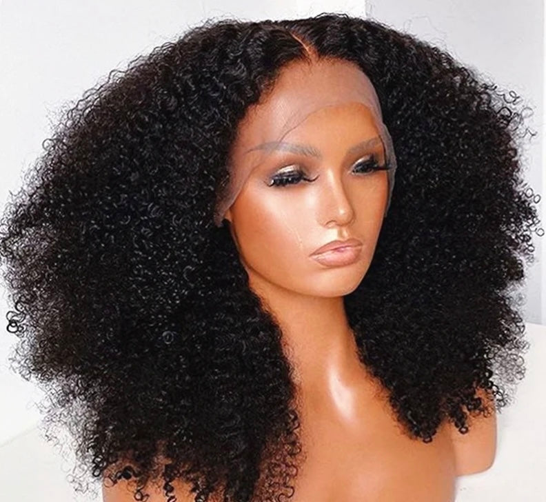 ON SALE // Big sale Kinky Curly Half Wig, Beach Curly Afro Wig, African American Wig // AMAZING